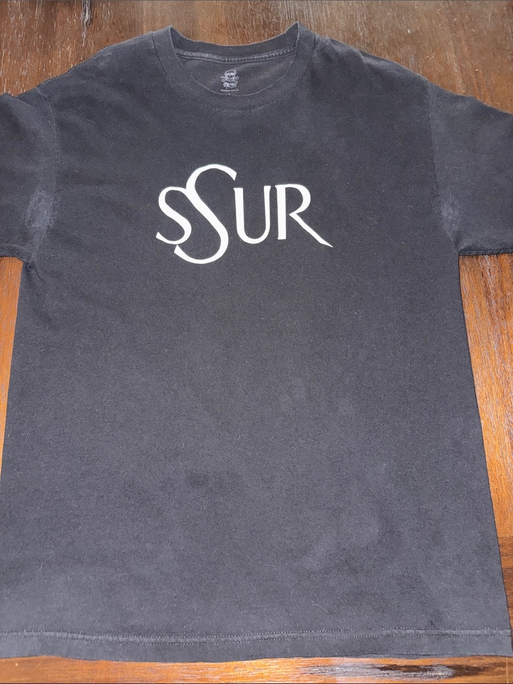 SSUR Black Graphic Logo T-Shirt - Men's Large